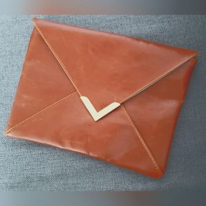 Nordstrom Brown Envelope Clutch